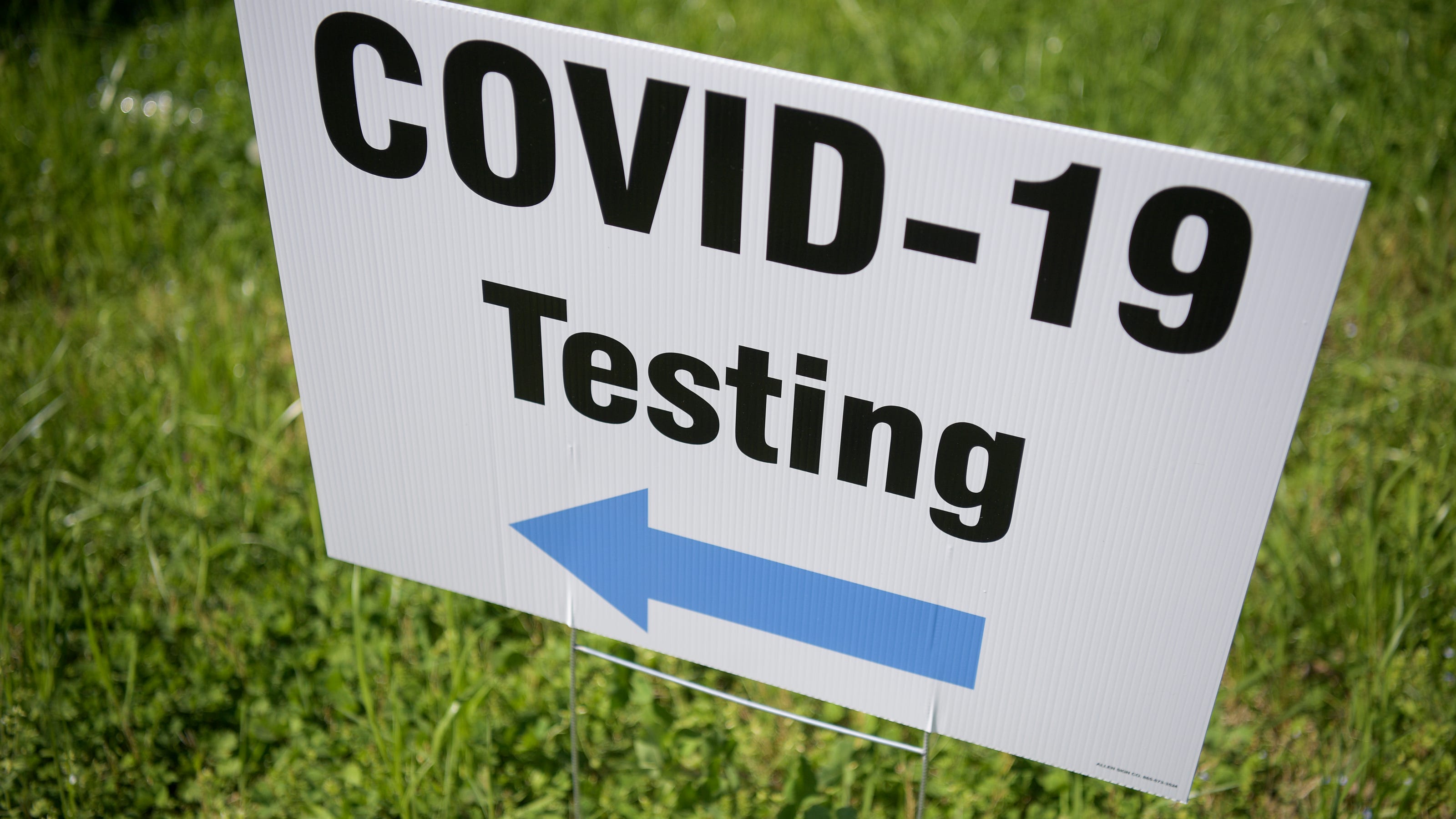 COVID testing site